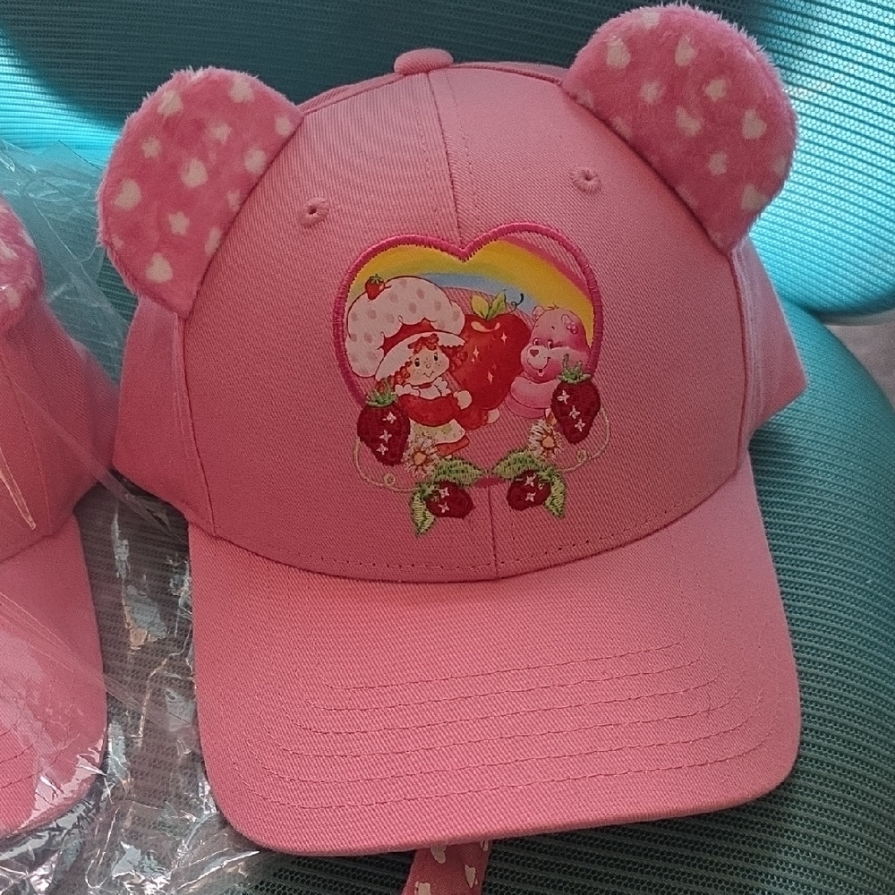 Strawberry Shortcake Cap with Care Bear Ears